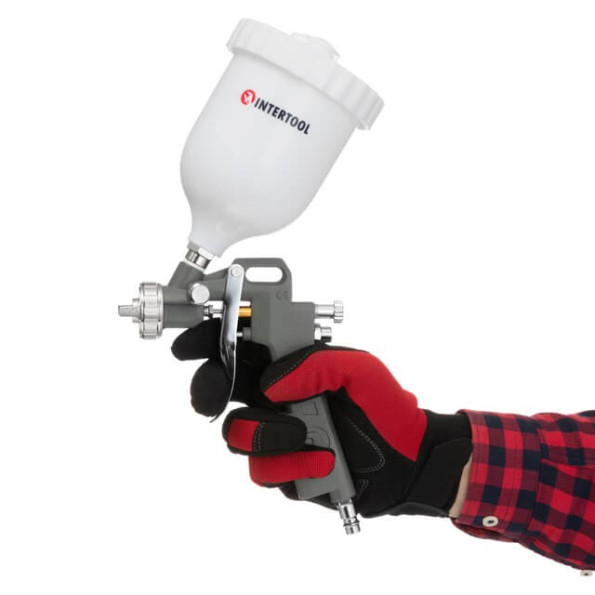 Фарбопульт пневматичний HP, форсунка 1.5мм, верхній пластиковий бачок 600мл, 5bar -
Фото 6 Фарбопульт пневматичний HP, форсунка 1.5мм, верхній пластиковий бачок 600мл, 5bar -
Фото 6