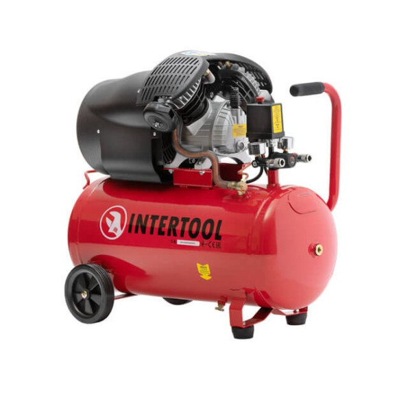 Компресор 50 л, 2230 Вт, 220 В, 8 aтм, 354 л/хв, 2 циліндри. -
                                                        Фото 2