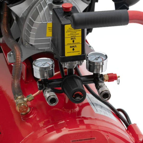 Компресор 50 л, 2230 Вт, 220 В, 8 aтм, 354 л/хв, 2 циліндри. -
                                                        Фото 5