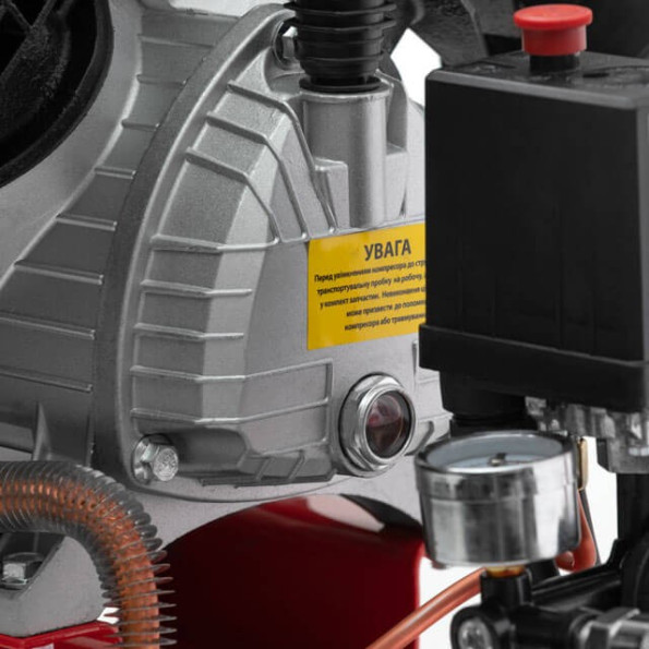 Компресор 50 л, 2230 Вт, 220 В, 8 aтм, 354 л/хв, 2 циліндри. -
                                                        Фото 7