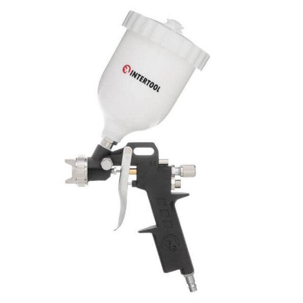Фарбопульт пневматичний HP, форсунка 1.5мм, верхній пластиковий бачок 600мл, 3 регулювання, 5bar -
                                                        Фото 3