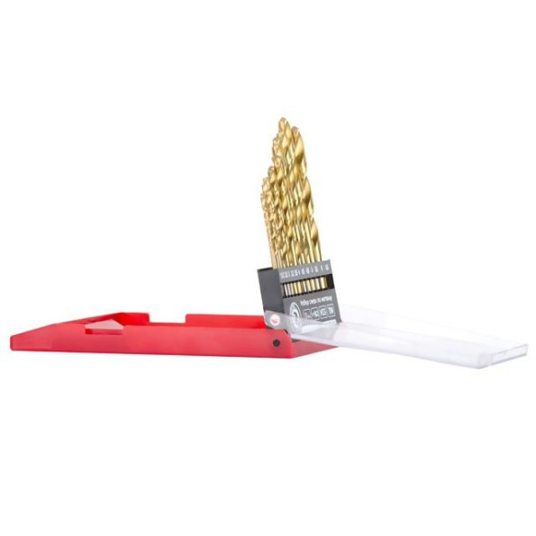 Набір свердел по металу DIN338 HSS 13шт (1.5-6.5), покриття Ti -
Фото 5 Набір свердел по металу DIN338 HSS 13шт (1.5-6.5), покриття Ti -
Фото 5