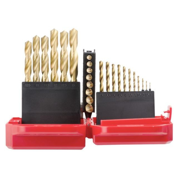 Набір свердел по металу DIN338 HSS 25шт (1.0-13.0), покриття Ti -
Фото 8 Набір свердел по металу DIN338 HSS 25шт (1.0-13.0), покриття Ti -
Фото 8