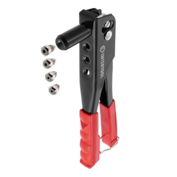 Пистолет заклепочный ручной, диаметр заклепки 3,2; 4; 4,8 мм INTERTOOL RT-0001 -
                                                        Фото 6