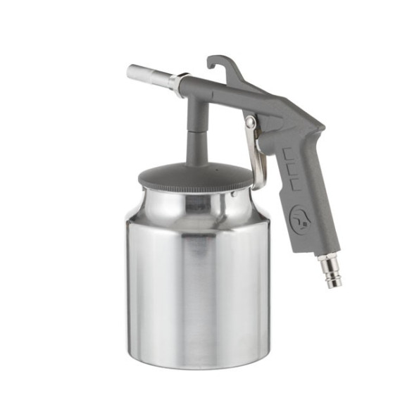 Пістолет піскоструминний форсунка 6 мм, нижня подача піску, бачок 1000 мл, метал, 8 атм -
                                                        Фото 4