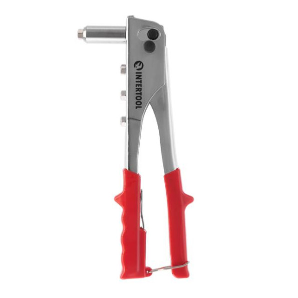 Пистолет заклепочный ручной усиленный, диаметр применяемой заклепки 3,2; 4; 4,8 мм INTERTOOL RT-0004 -
                                                        Фото 2