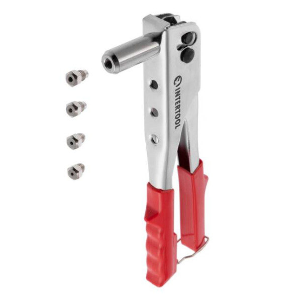 Пистолет заклепочный ручной усиленный, диаметр применяемой заклепки 3,2; 4; 4,8 мм INTERTOOL RT-0004 -
                                                        Фото 6