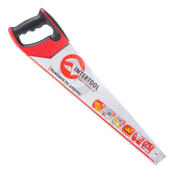 Ножівка по деревині 500 мм, з гартованим зубом, потрійне заточування, 7 зуб/дюйм -
                                                        Фото 6