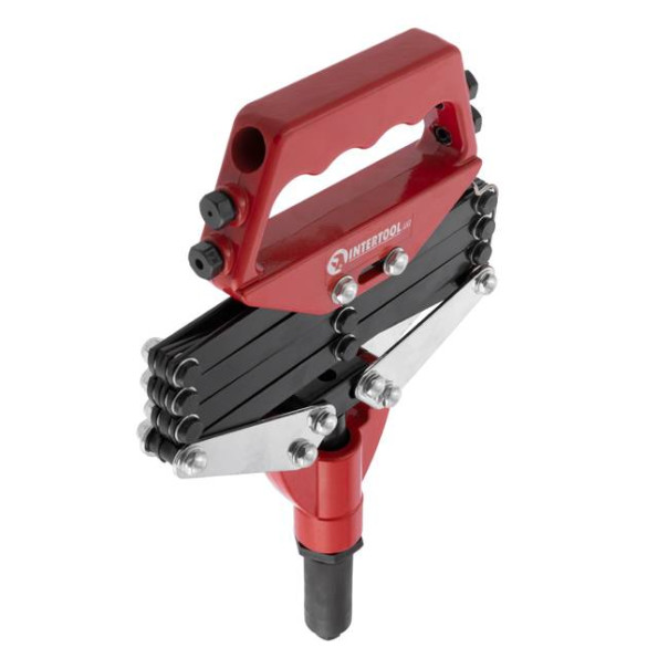 Заклепочник со складным рычажным механизмом, диаметр заклепки 2,8; 3,2; 4; 4,8 мм INTERTOOL RT-0007 -
                                                        Фото 5