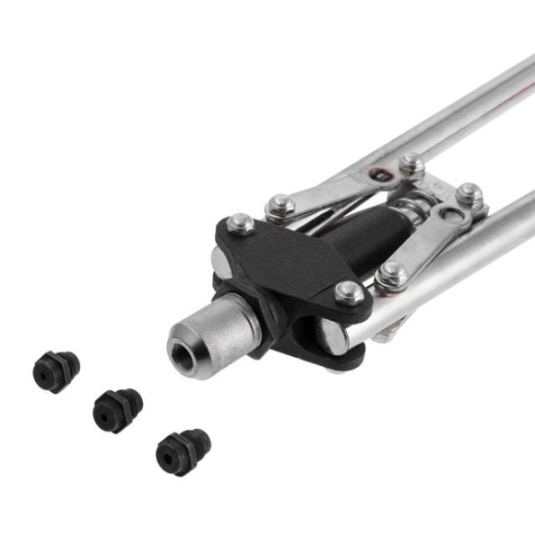 Пистолет заклепочный двуручный 450 мм, диаметр применяемой заклепки 3.2; 4; 4.8 мм INTERTOOL RT-0008 -
                                                        Фото 6