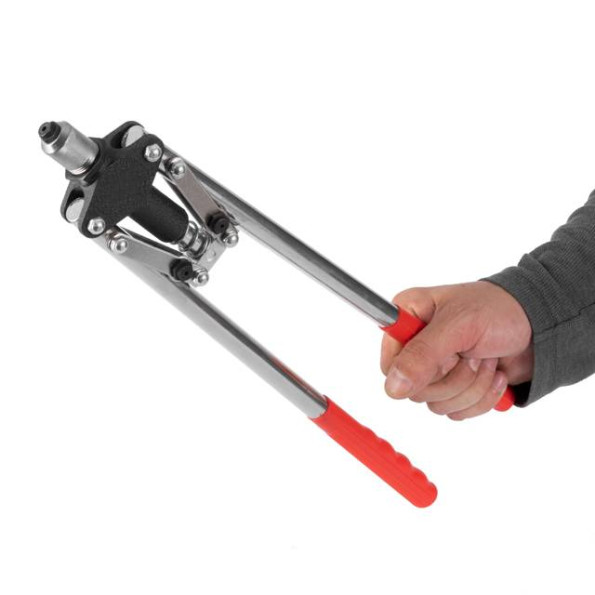 Пистолет заклепочный двуручный 450 мм, диаметр применяемой заклепки 3.2; 4; 4.8 мм INTERTOOL RT-0008 -
                                                        Фото 7