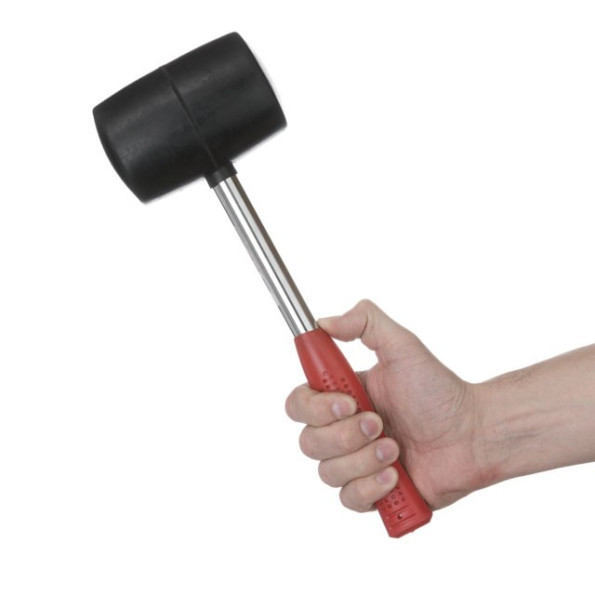 Киянка гумова 900 г, 90 мм, чорна гума, металева ручка -
Фото 5 Киянка гумова 900 г, 90 мм, чорна гума, металева ручка -
Фото 5