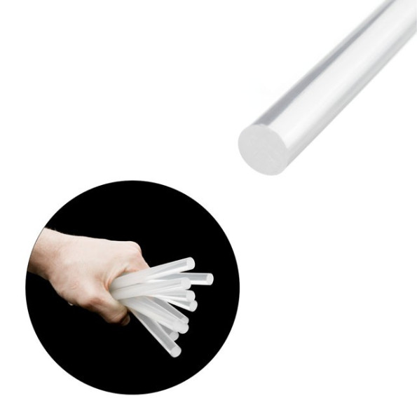 Комплект стрижнів клейових прозорих 11,2 мм x 200 мм, уп. 1 кг -
                                                        Фото 3