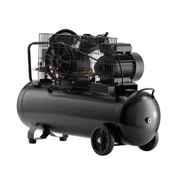 Компресор 100 л, 3 кВт, 220 В, 10 aтм, 500 л/хв., 2 циліндри, STORM -
                                                        Фото 4