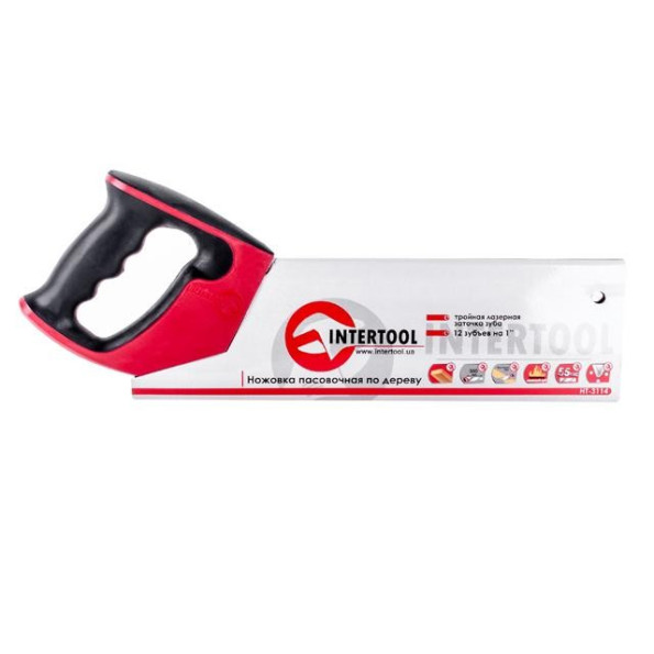 Ножівка пасовочна по деревині 350 мм, 12 зуб/дюйм -
                                                        Фото 3