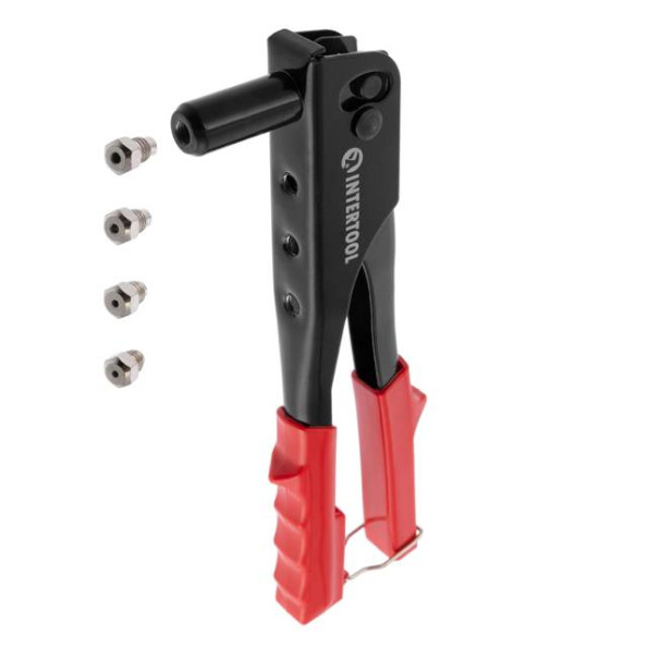 Пистолет заклепочный ручной, диаметр заклепки 3,2; 4; 4,8 мм INTERTOOL RT-0005 -
                                                        Фото 6