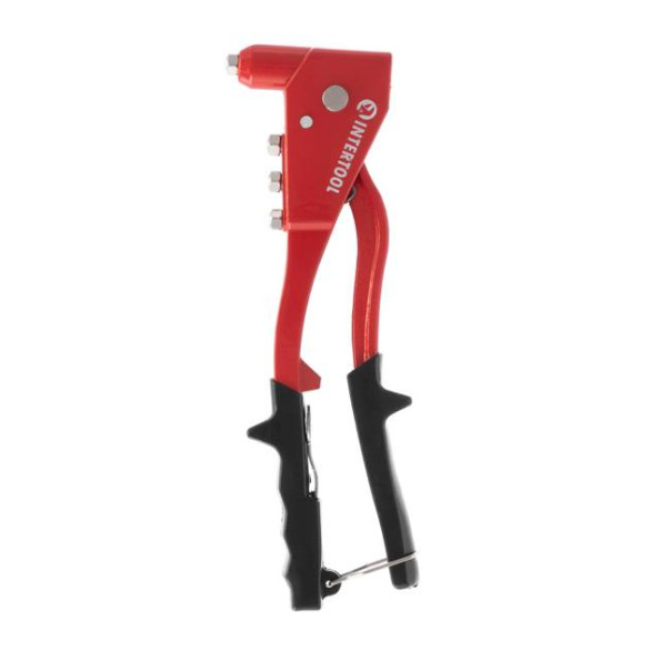 Пистолет заклепочный ручной цельностальной, диаметр заклепки 3,2; 4; 4,8 мм INTERTOOL RT-0010 -
                                                        Фото 2