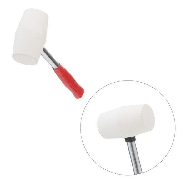 Киянка гумова 225 г, 40 мм, бiла гума, металева ручка -
Фото 4 Киянка гумова 225 г, 40 мм, бiла гума, металева ручка -
Фото 4