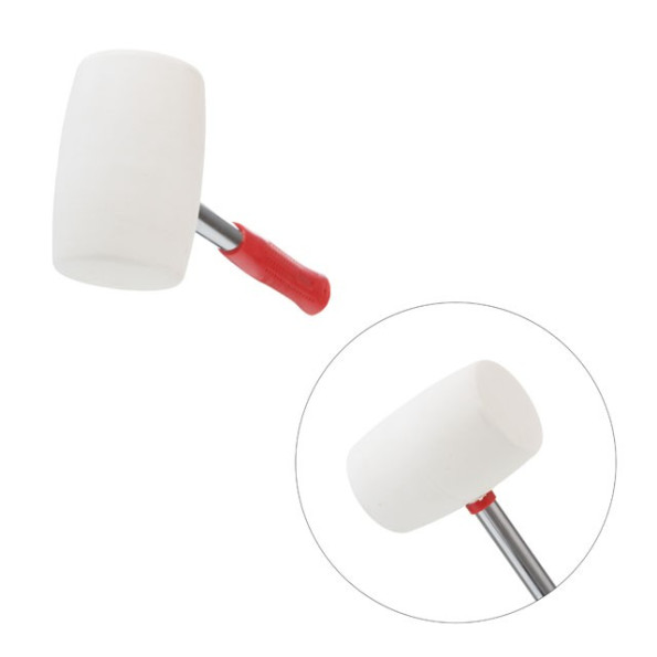 Киянка гумова 680 г, 80 мм, бiла гума, металева ручка -
Фото 4 Киянка гумова 680 г, 80 мм, бiла гума, металева ручка -
Фото 4