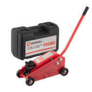 Домкрат гидравлический подкатной 2 т, высота подъема 135-385 мм, в кейсе INTERTOOL GT0109 Домкрат гидравлический подкатной 2 т, высота подъема 135-385 мм, в кейсе INTERTOOL GT0109