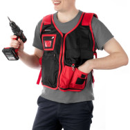 Жилет слесарно-строительный, 7 карманов, полиэстер INTERTOOL SP-1001 Жилет слесарно-строительный, 7 карманов, полиэстер INTERTOOL SP-1001