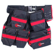 Сумка поясная слесарно-строительная, 18 карманов, полиэстер INTERTOOL SP-1011 Сумка поясная слесарно-строительная, 18 карманов, полиэстер INTERTOOL SP-1011