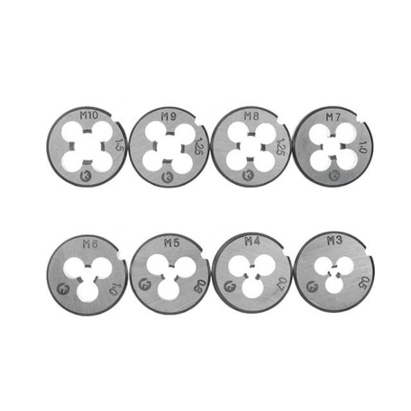 Набір плашок M3-M12 і мітчиків M3-M12, 20 од. -
                                                        Фото 6