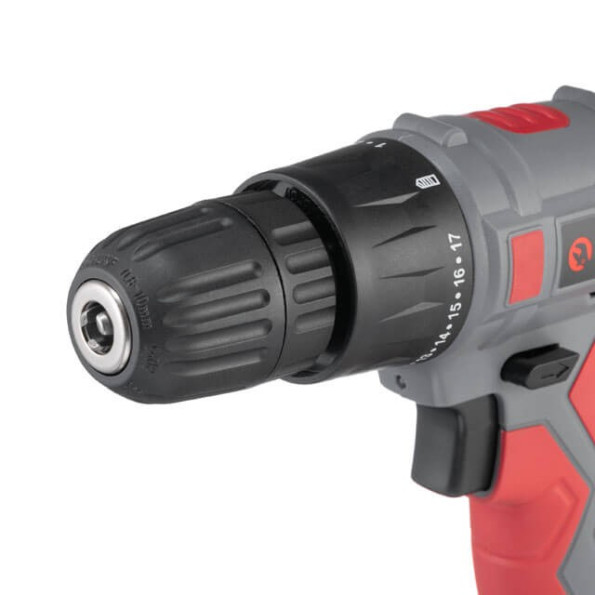 Дрель-шуруповерт аккумуляторная 18 В, 17 Nm, 0-700 об/мин, 0.8-10 мм, литий-ион, 1.5 Ач INTERTOOL DT-0315 -
                                                        Фото 7