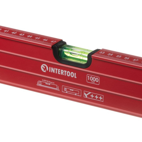 Уровень с поворотной капсулой 1000 мм, 3 глазка INTERTOOL MT-1270 -
Фото 5 Уровень с поворотной капсулой 1000 мм, 3 глазка INTERTOOL MT-1270 -
Фото 5
