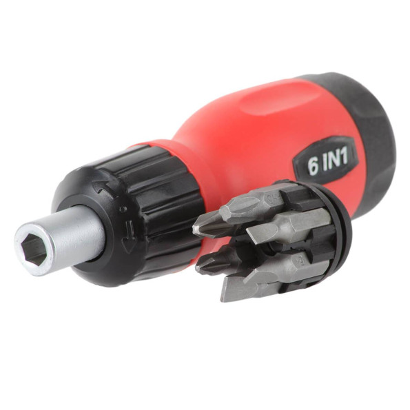 Викрутка реверсивна з комплектом насадок 6 од. -
                                                        Фото 5