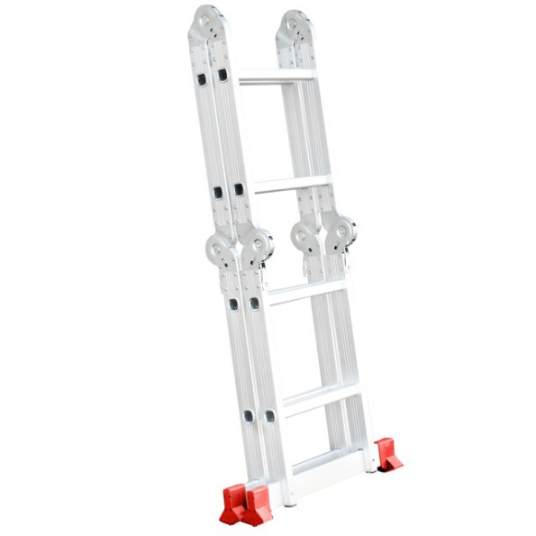 Драбина алюмінієва мультифункціональна трансформер 4х2 2.38 м INTERTOOL -
                                                        Фото 4
