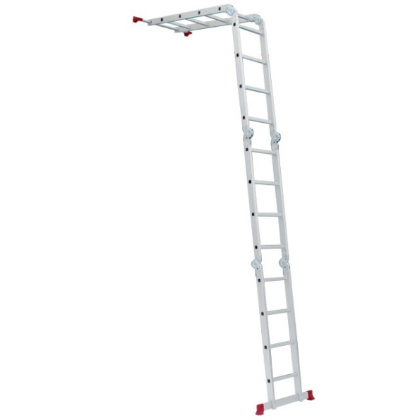 Драбина алюмінієва трансформер 4*4 сходинки, 4,7 м -
                                                        Фото 6