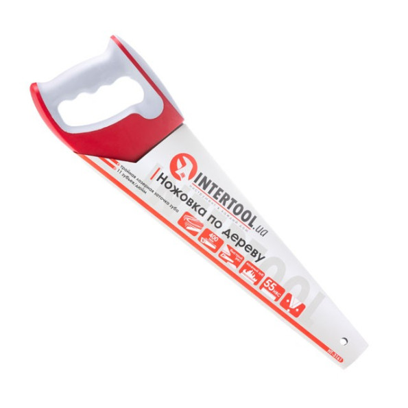 Ножівка по деревині 400 мм з гартованим зубом, потрійне заточування, 11 зуб/дюйм -
                                                        Фото 6