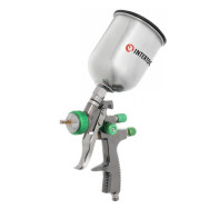 Фарбопульт пневматичний LVLP GREEN професійний, верхній металевий бачок Фарбопульт пневматичний LVLP GREEN професійний, верхній металевий бачок