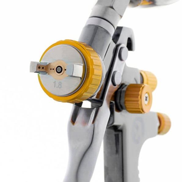 Фарбопульт пневматичний LVLP BRONZE професійний, верхній металевий бачок -
Фото 2 Фарбопульт пневматичний LVLP BRONZE професійний, верхній металевий бачок -
Фото 2