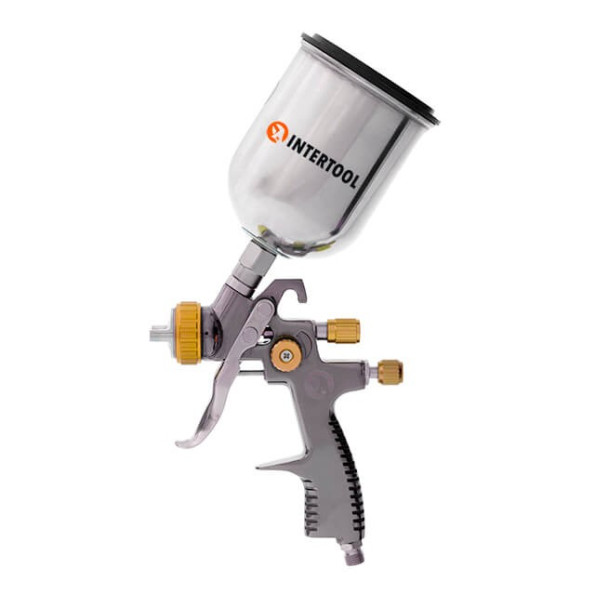 Фарбопульт пневматичний LVLP BRONZE професійний, верхній металевий бачок -
Фото 3 Фарбопульт пневматичний LVLP BRONZE професійний, верхній металевий бачок -
Фото 3