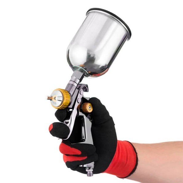 Фарбопульт пневматичний LVLP BRONZE професійний, верхній металевий бачок -
Фото 6 Фарбопульт пневматичний LVLP BRONZE професійний, верхній металевий бачок -
Фото 6