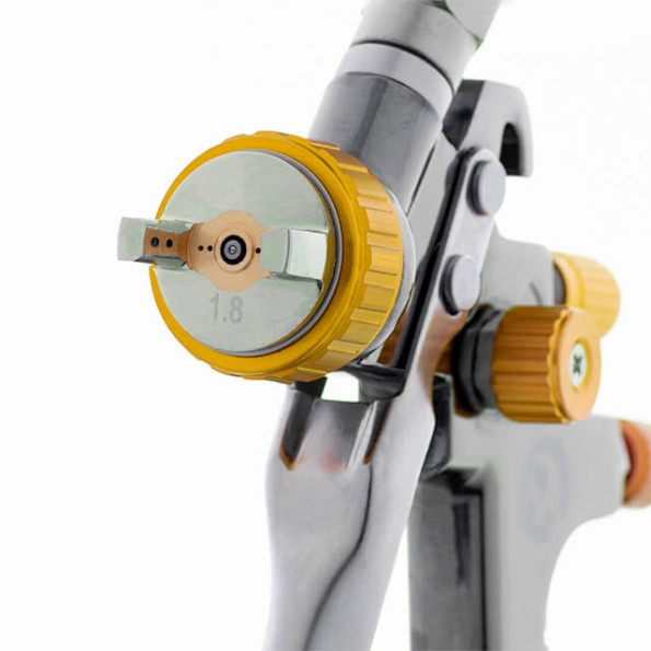 Фарбопульт пневматичний LVLP BRONZE професійний, верхній пластиковий бачок -
Фото 2 Фарбопульт пневматичний LVLP BRONZE професійний, верхній пластиковий бачок -
Фото 2