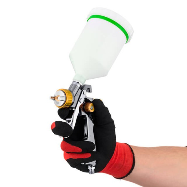 Фарбопульт пневматичний LVLP BRONZE професійний, верхній пластиковий бачок -
Фото 6 Фарбопульт пневматичний LVLP BRONZE професійний, верхній пластиковий бачок -
Фото 6