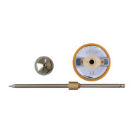 Комплект форсунки 1.3мм для фарбопульта LVLP PT-0131, PT-0132, PT-0133, PT-0134, PT-0135, PT-0136 (дюза, повітряна головка, голка) Комплект форсунки 1.3мм для фарбопульта LVLP PT-0131, PT-0132, PT-0133, PT-0134, PT-0135, PT-0136 (дюза, повітряна головка, голка)