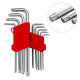 Набор Г-образных ключей TORX 9 шт, Т10-Т50, Cr-V, Big INTERTOOL HT-0608 -
                                                        Фото 1