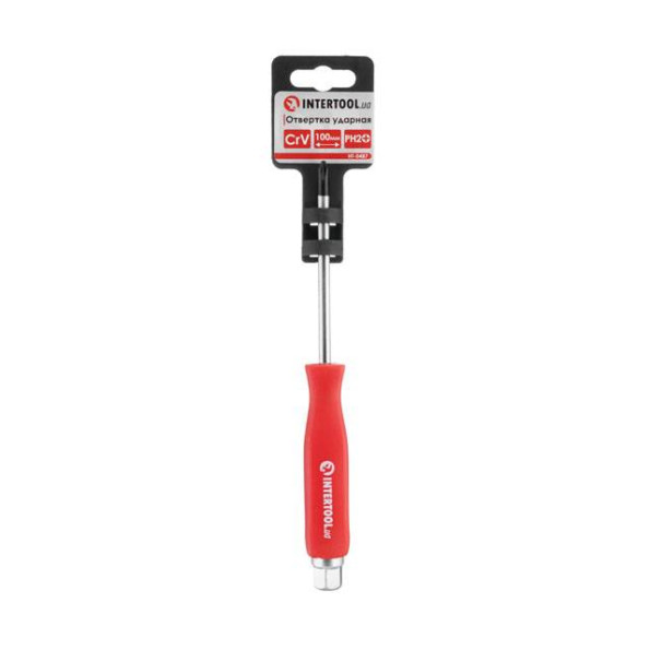 Отвертка ударная PH2*100 мм, Cr-V INTERTOOL HT-0487 -
Фото 4 Отвертка ударная PH2*100 мм, Cr-V INTERTOOL HT-0487 -
Фото 4