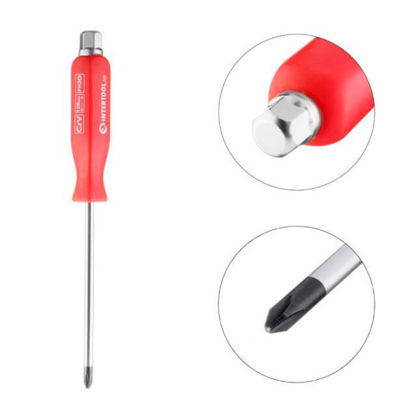 Отвертка ударная PH2*125 мм, Cr-V INTERTOOL HT-0488 -
Фото 2 Отвертка ударная PH2*125 мм, Cr-V INTERTOOL HT-0488 -
Фото 2