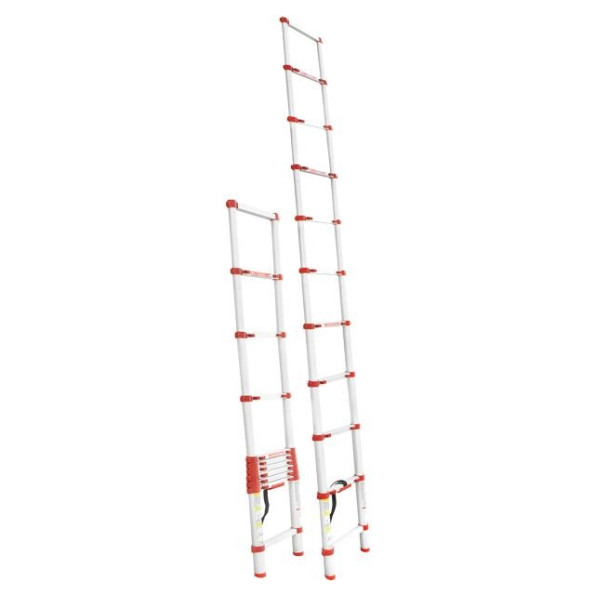 Драбина з алюмінію, телескопічна 10 сход., 3,20 м -
                                                        Фото 2