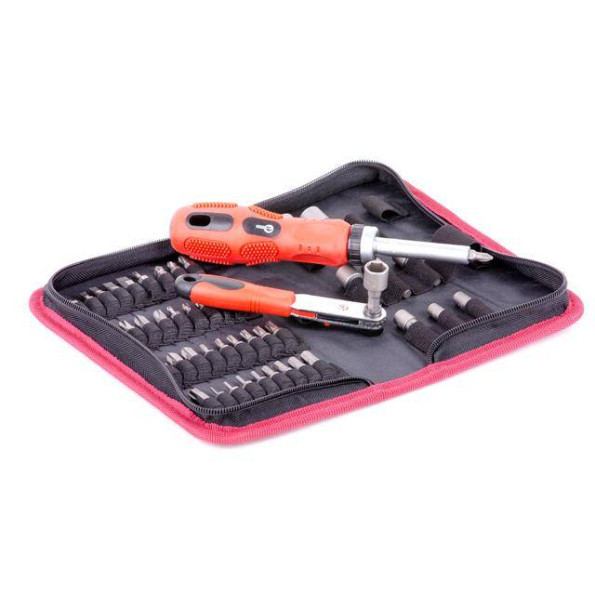 Викрутка реверсивна з трищіткою та набором насадок, в чохлі, 48 од. -
Фото 6 Викрутка реверсивна з трищіткою та набором насадок, в чохлі, 48 од. -
Фото 6