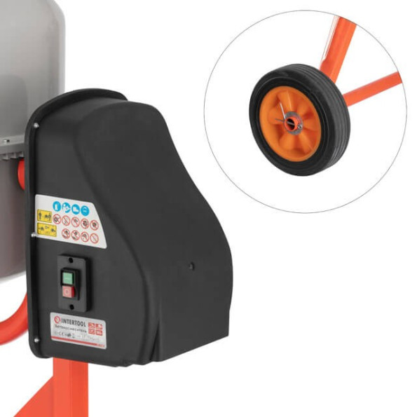 Бетонозмішувач 850 Вт, 180 л, 24-29 об/хв. -
                                                        Фото 5