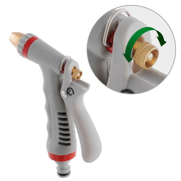 Пистолет-распылитель для полива с плавной регулировкой потока воды. ABS, PP, TPR, ZINC ALLOY, BRASS INTERTOOL GE-0012 -
                                                        Фото 5 Пистолет-распылитель для полива с плавной регулировкой потока воды. ABS, PP, TPR, ZINC ALLOY, BRASS INTERTOOL GE-0012 -
                                                        Фото 5