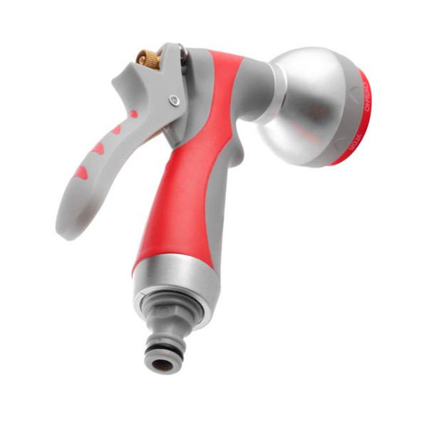 Пистолет-распылитель для полива 7-ми функциональный (центральный, туман, душ, угловой, полный, конический, плоский.) LUXURY INTERTOOL GE-0008 -
                                                        Фото 6