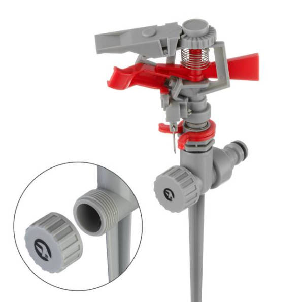 Дождеватель пульсирующий с полной или частичной зоной полива на костыле, круг/сектор полива до 12м Brass, Zinc alloy INTERTOOL GE-0053 -
                                                        Фото 3 Дождеватель пульсирующий с полной или частичной зоной полива на костыле, круг/сектор полива до 12м Brass, Zinc alloy INTERTOOL GE-0053 -
                                                        Фото 3