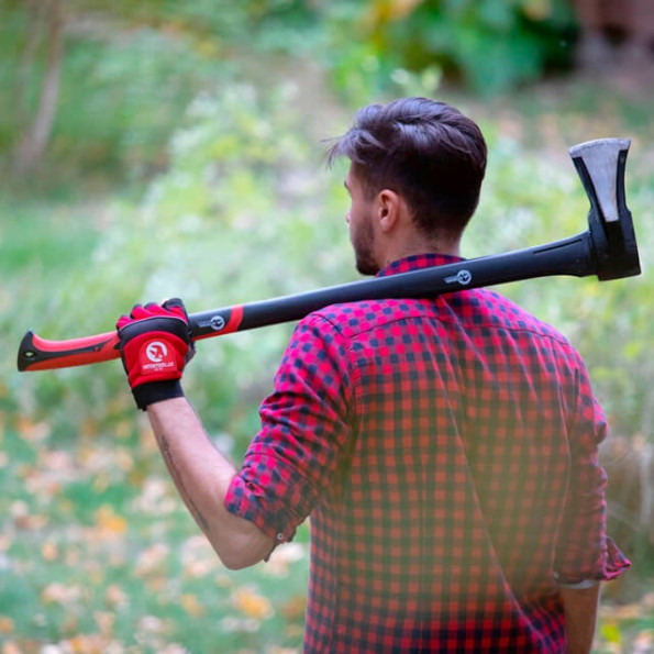 Колун кованый 2200 г, ручка из фибергласса INTERTOOL HT-0275 -
                                                        Фото 10